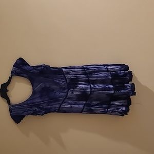 Blue Tie Dye Dress